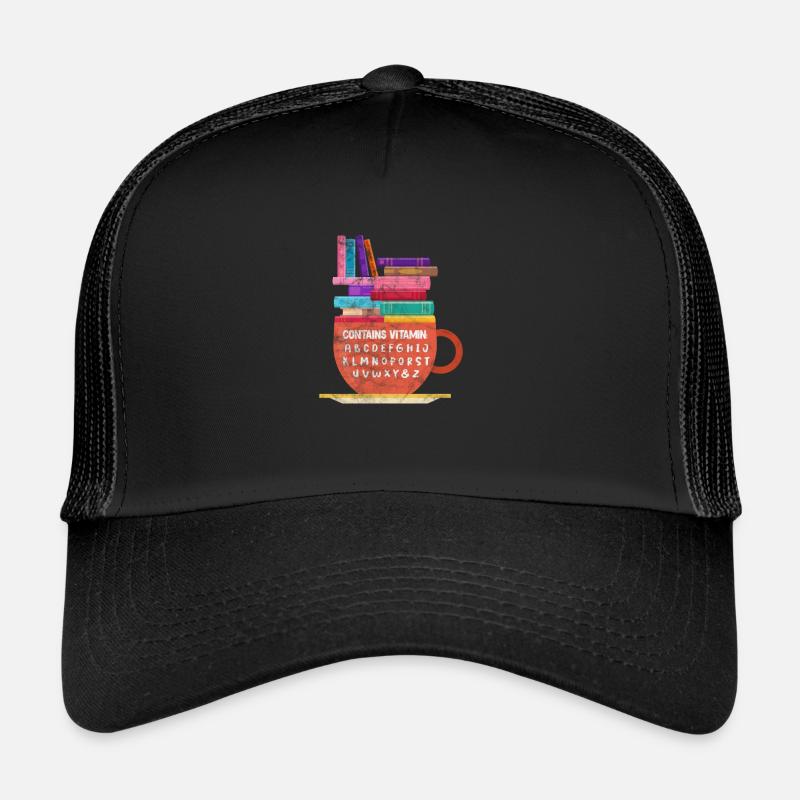 Lire - Casquette trucker  - noir/noir