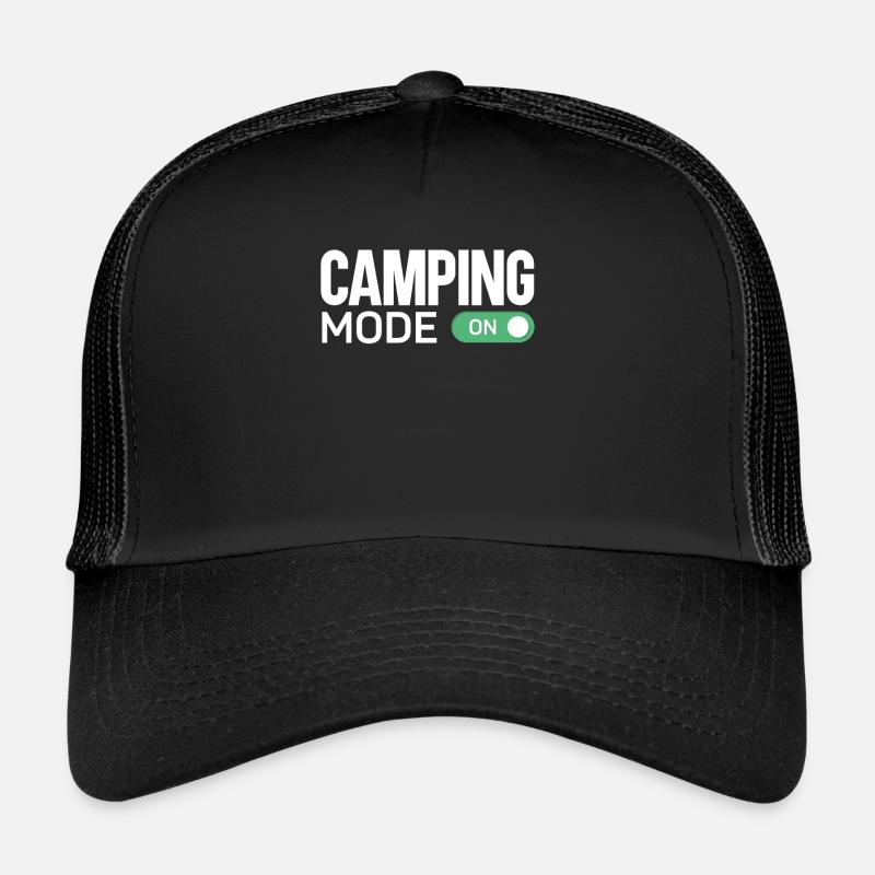 Camping Mode On Tent Casquette trucker 