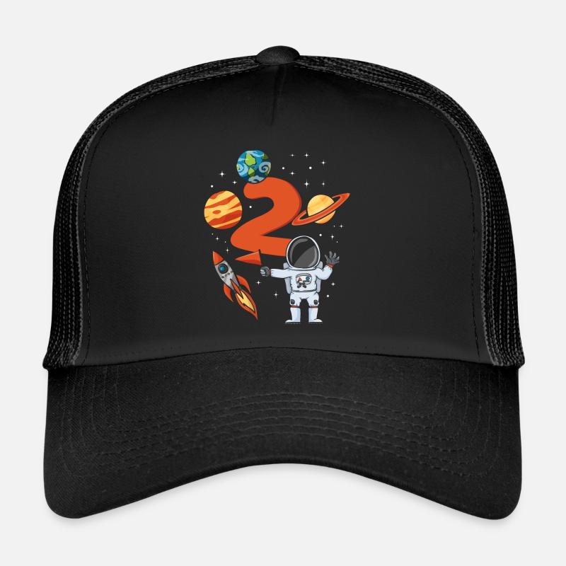 Astronaut anniversaire 2 ans Casquette trucker 