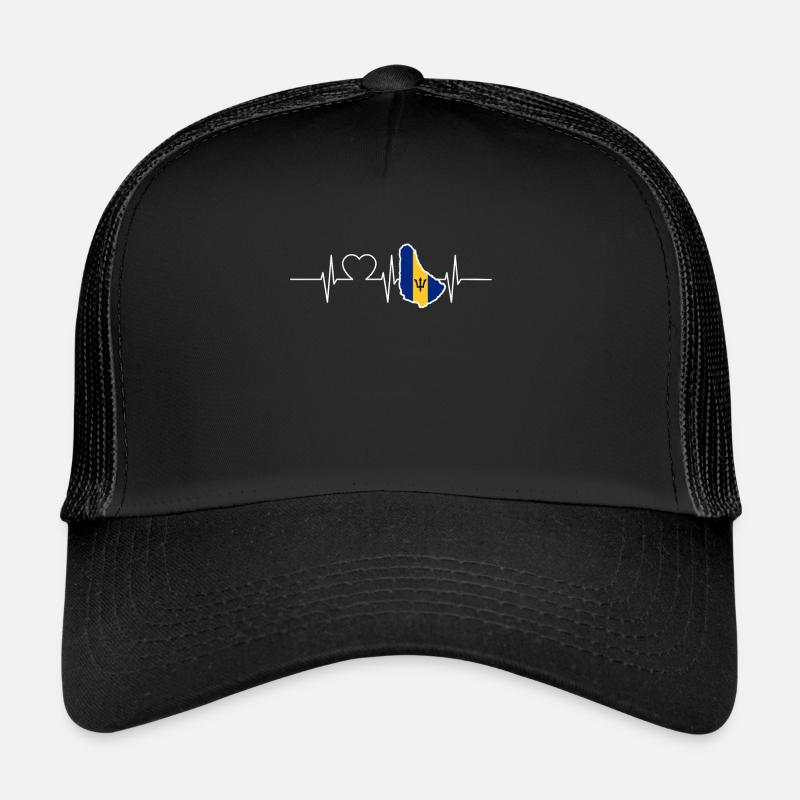 Drapeau De la Barbade Drapeau De la Barbade Casquette trucker 