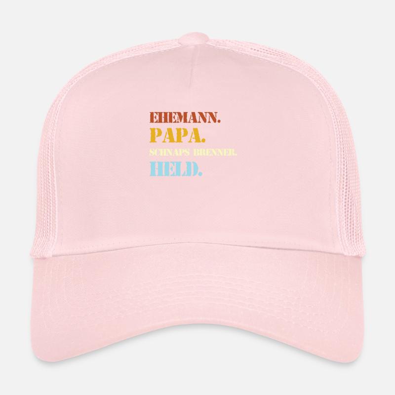 Ehemann Papa Schnaps Brenner Held Alkohol Trucker Cap