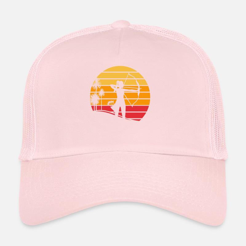 Sunset Bogenschützen Bogenschießen Bogensport Trucker Cap