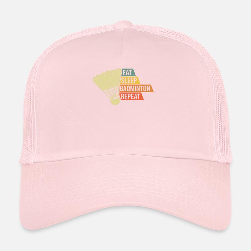 Badminton Retro Vintage Trucker Cap
