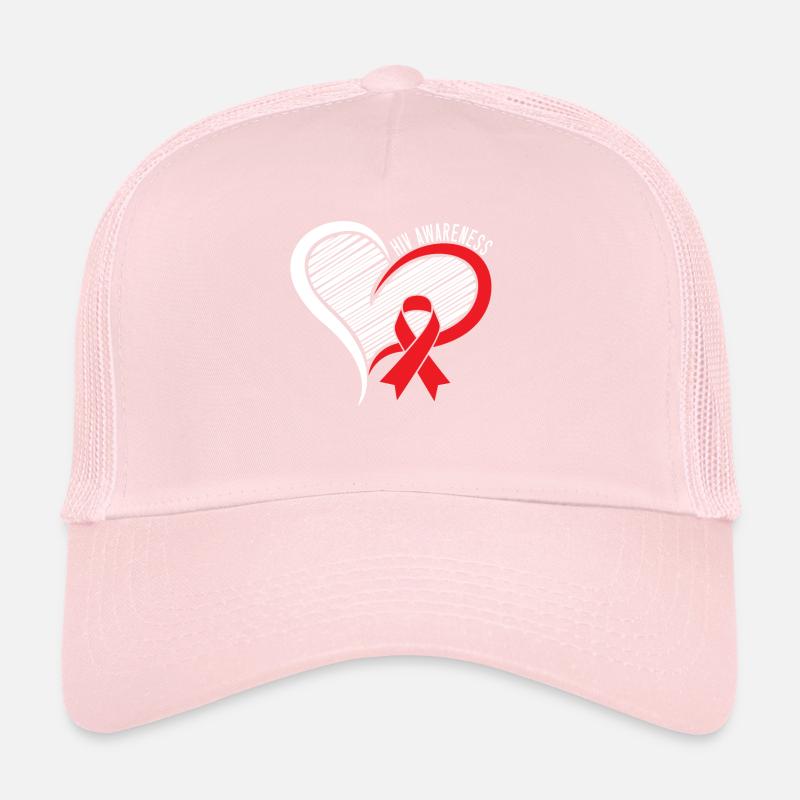VIH AIDS Conscience Maladie invisible Casquette trucker 