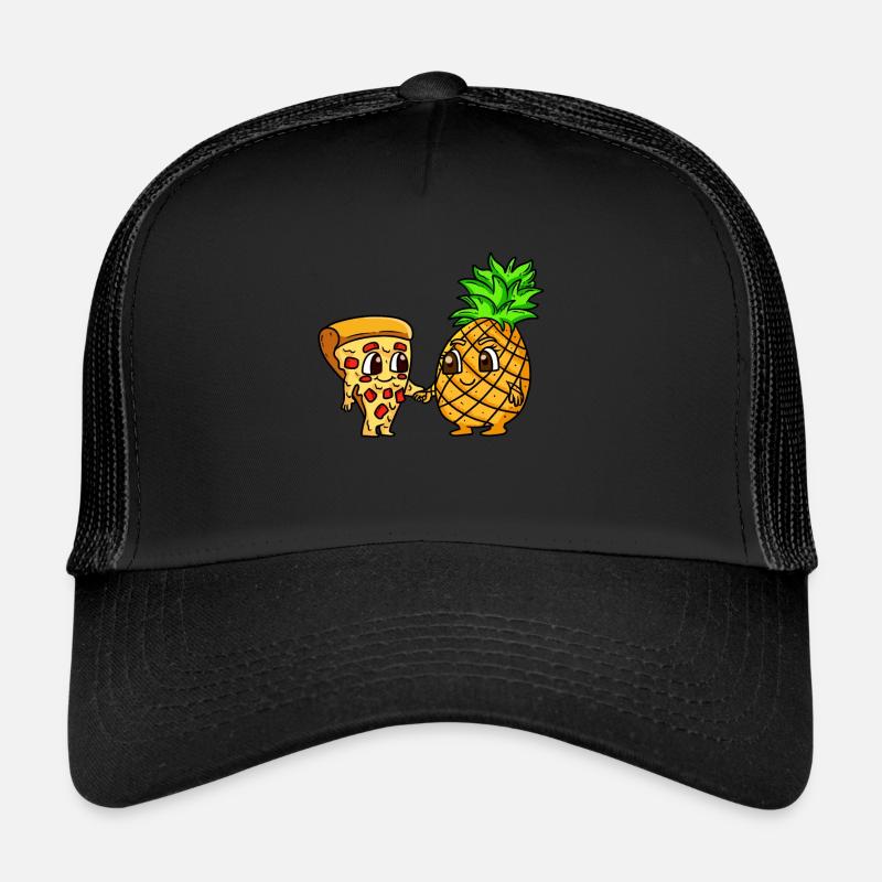 Pizza ANanas Hawaii liebe Freunde Trucker Cap