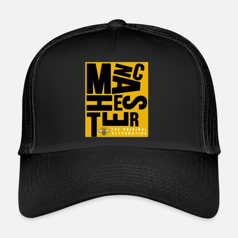 Manchester - Trucker Cap - black/black