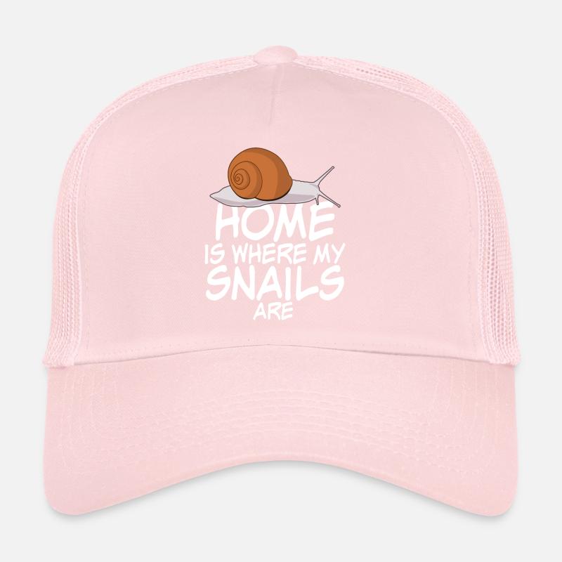 Snails Snails Snail Joke Snail Trucker Cap