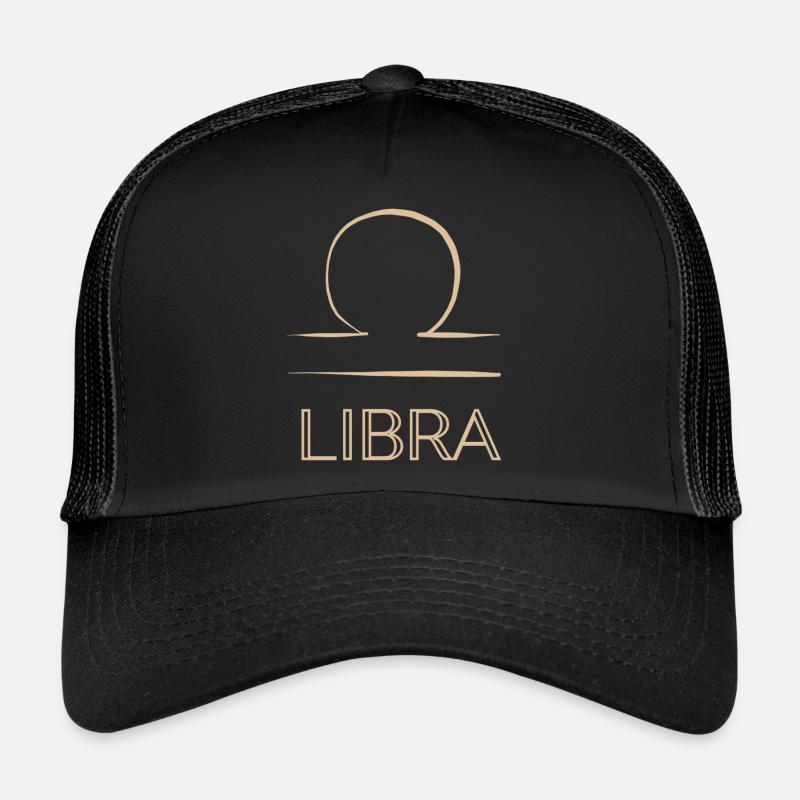 LIBRA ZODIAC SIGN Trucker Cap