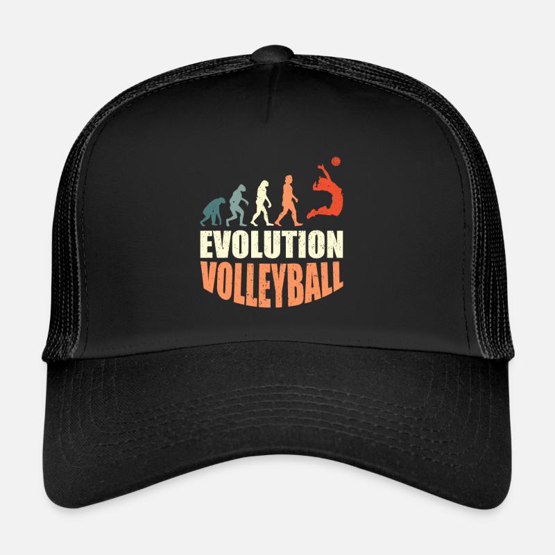 Volleyballer Evolution Volleyball Trucker Cap