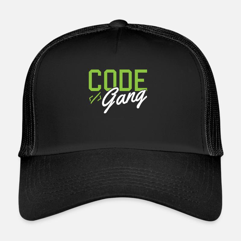 Hacking Programmer Hacker Code Coding Gift Trucker Cap
