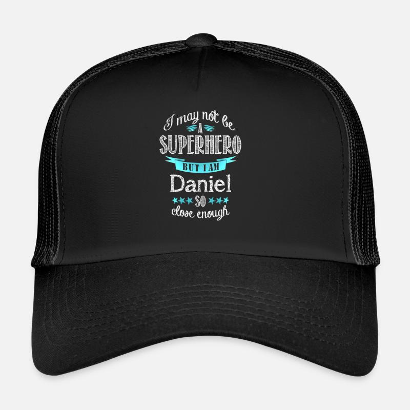 Daniel - Casquette trucker  - noir/noir