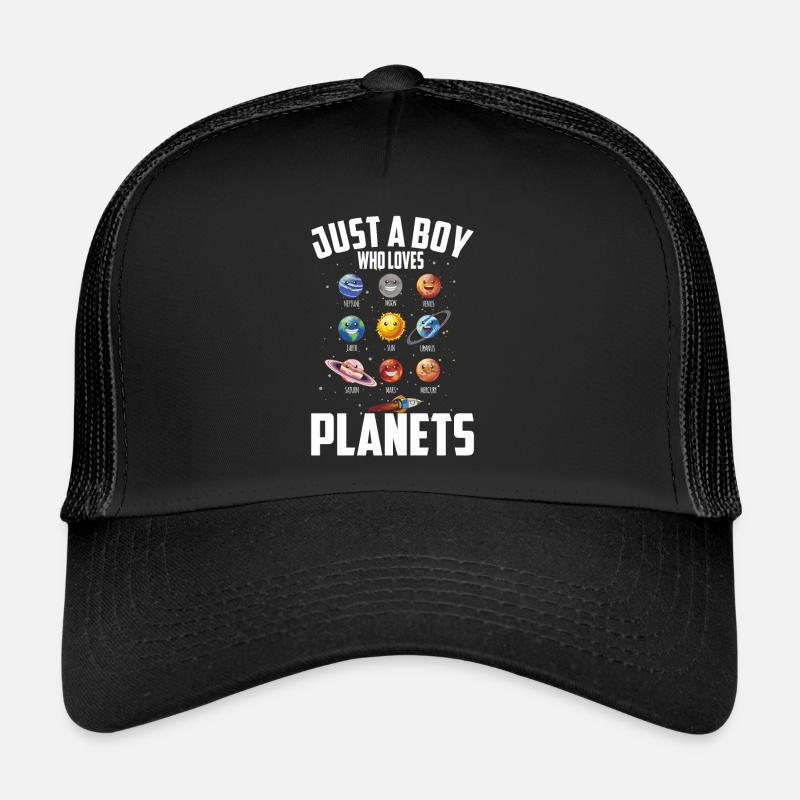 Sun Planet Planetary System Universe Cosmos Trucker Cap