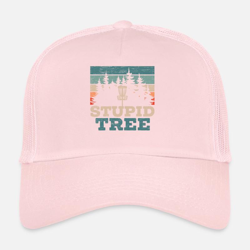 Stupid Tree Treejection Drôle Disc Golf Tosser Casquette trucker 