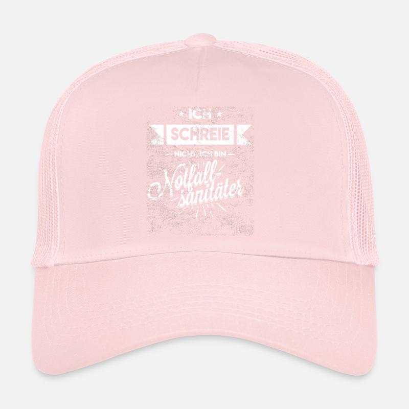 Ich Schreie Nicht Ich Bin Notfallsanitäter Trucker Cap