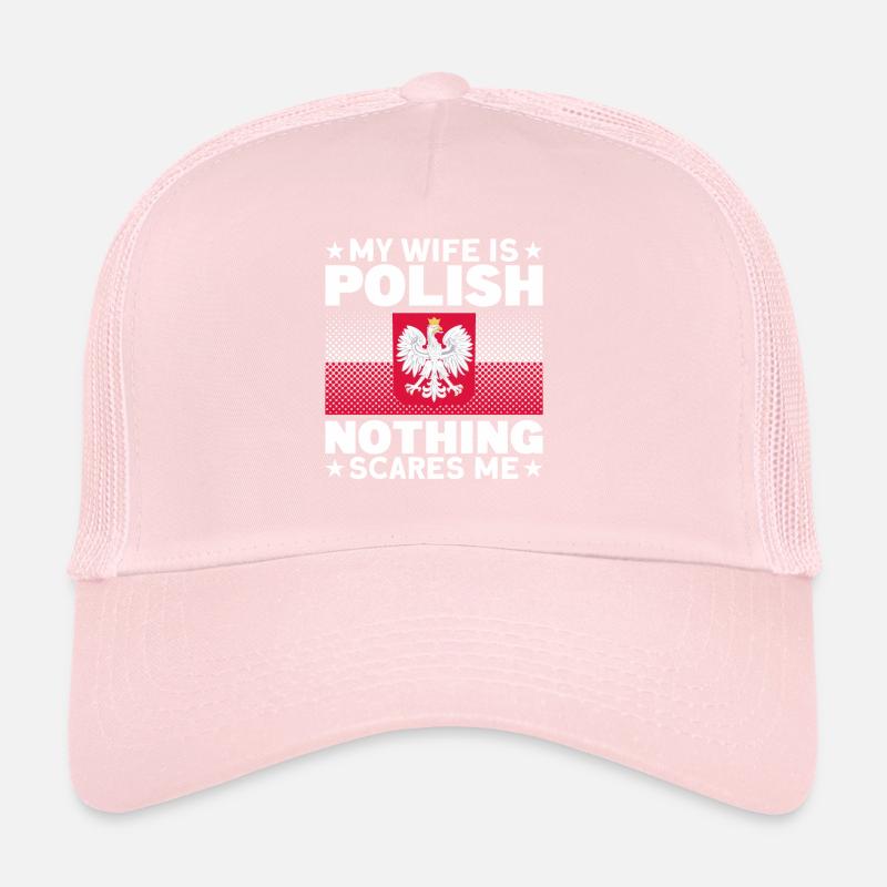 Pole Drapeau polonais Pologne Cadeau Casquette trucker 