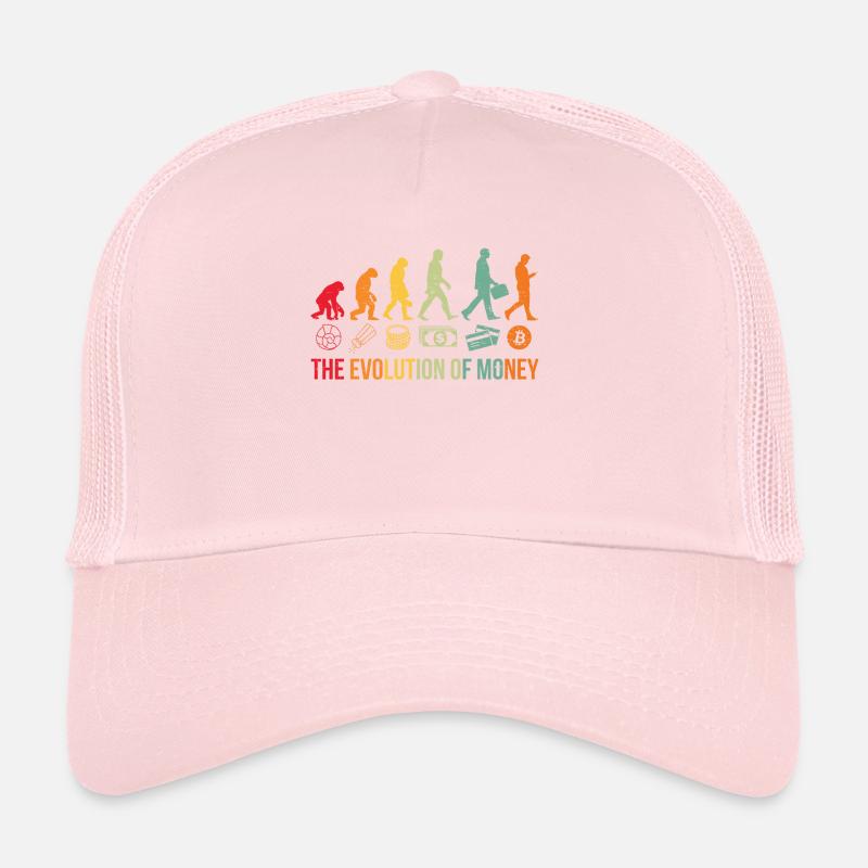The Evolution Of Money BTC Bitcoin Crypto Trucker Cap