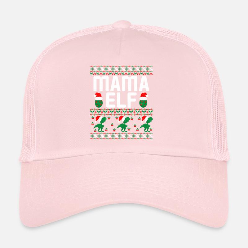 Mama Elf hässlicher Weihnachtspullover Trucker Cap