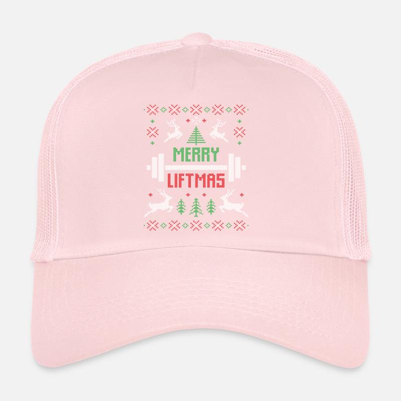 Merry Liftmas hässlicher Weihnachtspullover Trucker Cap