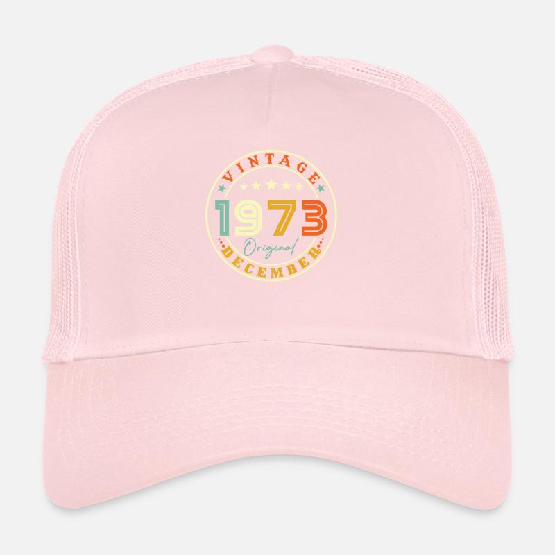 Né en décembre 1973 Casquette trucker 