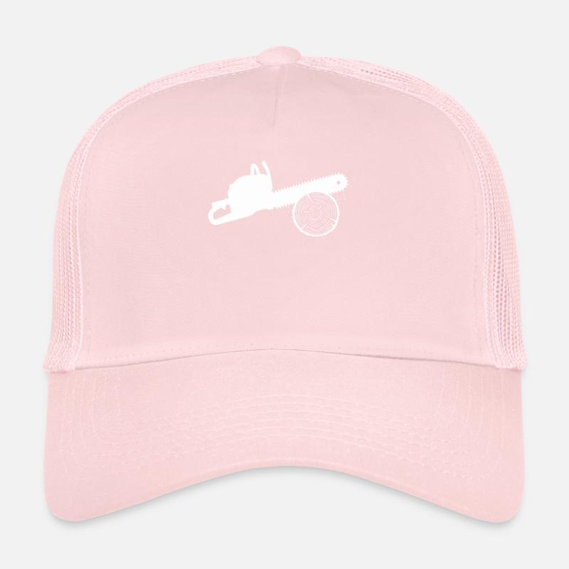 Tronçonneuse Tronçonneuse Travailleur forestier Bûcheron Casquette trucker 