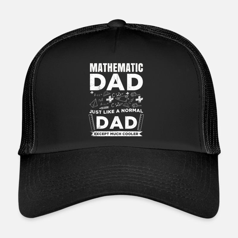 Mathématiques Nerd Algèbre Géométrie Formule Math Casquette trucker 