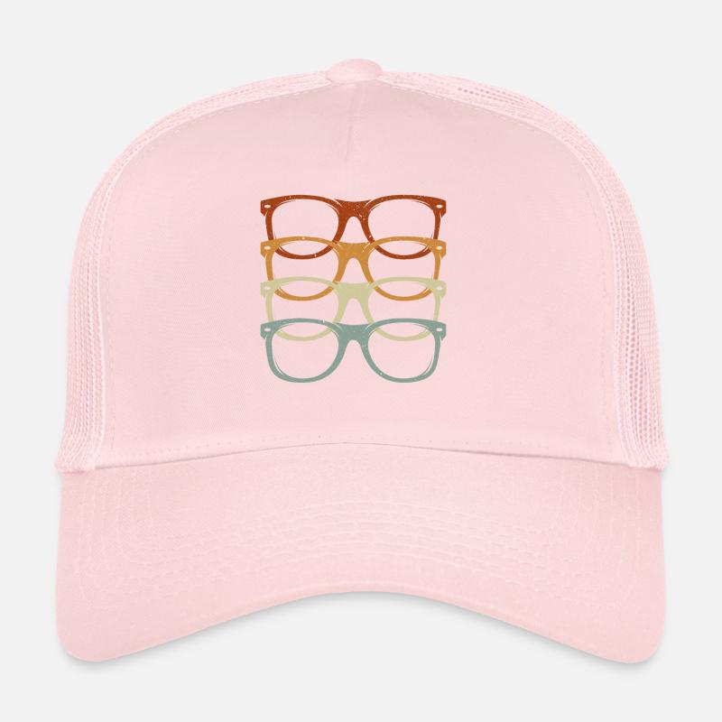 Rétro Eyeglass Opticien Ophtalmologiste Optométriste Casquette trucker 