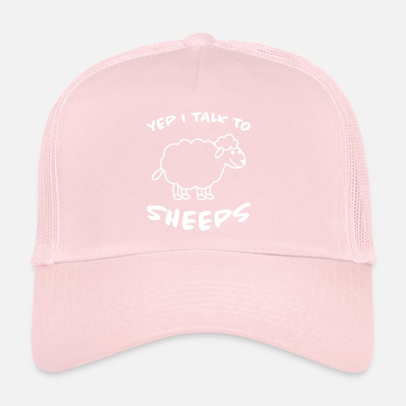 Sheep Funny Saying Sheep Lamb Farmer Gift Trucker Cap
