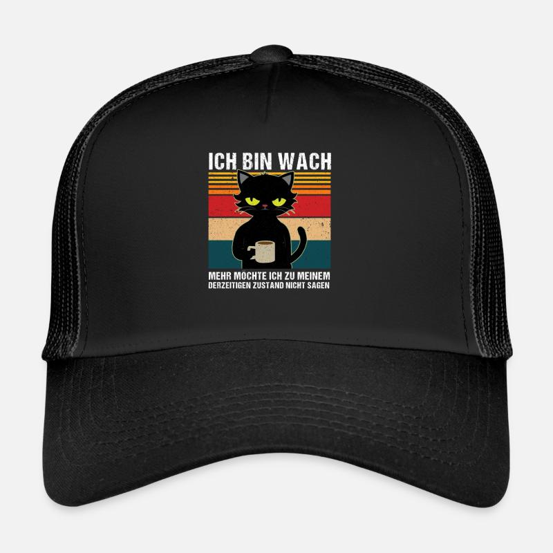 Morgenmuffel Katze Trucker Cap