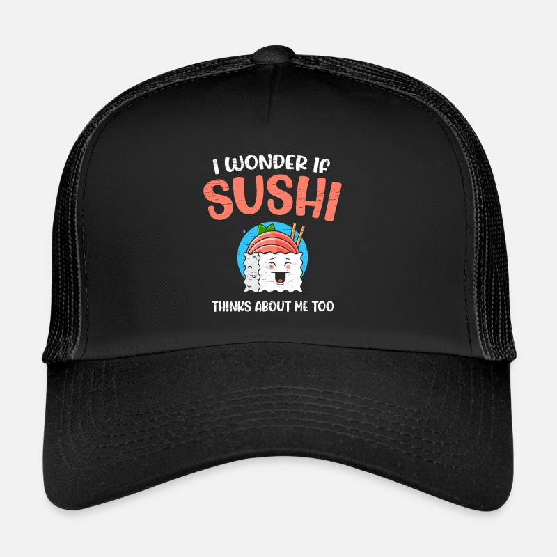 Sushi Roll Sushi - Casquette trucker  - noir/noir