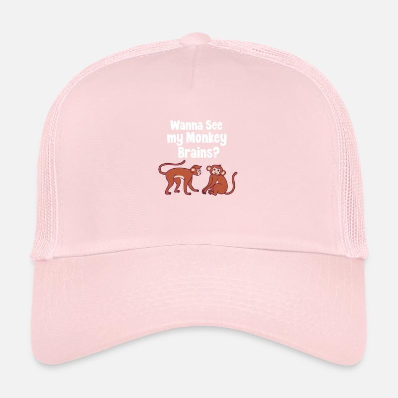 Affe Affen Monkey Geschenk Trucker Cap