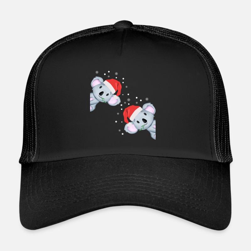 Cadeau de pyjama de Noël Koala Casquette trucker 
