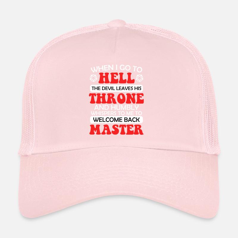 Sarcasm Devil Joke Satan Antichrist Evil Common Trucker Cap