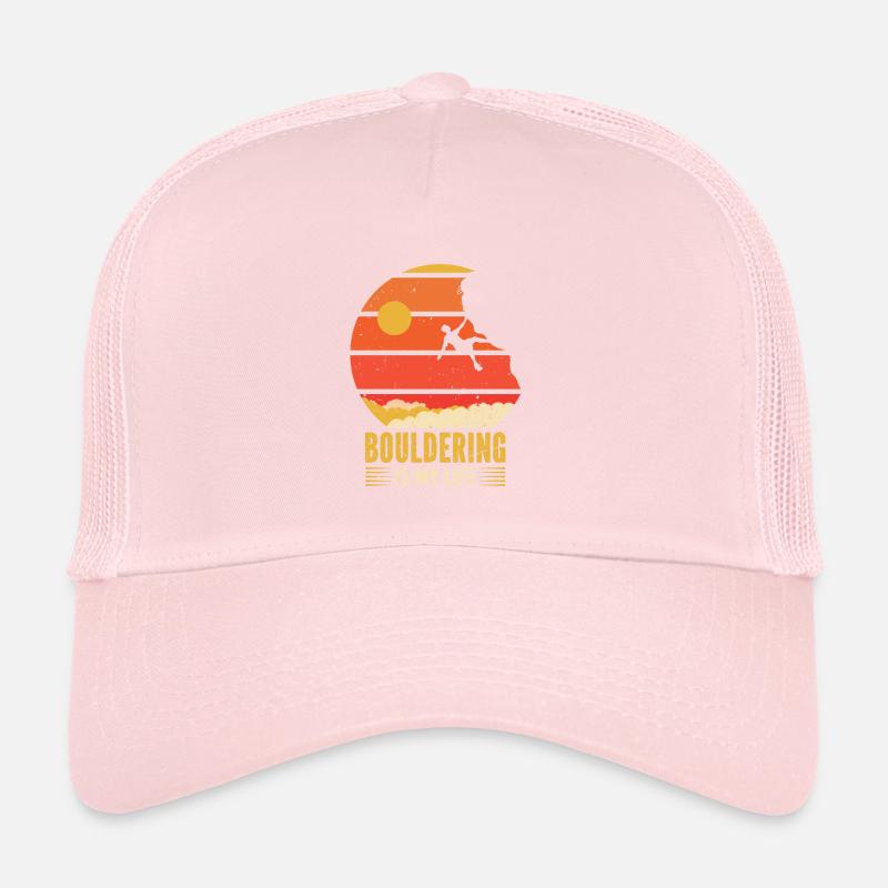 Berg Klettern Bouldering Is My Life Bouldern Trucker Cap