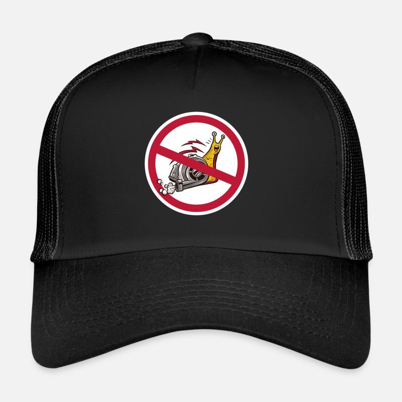 Panneau Escargot Lustig panneau de signalisation Casquette trucker 