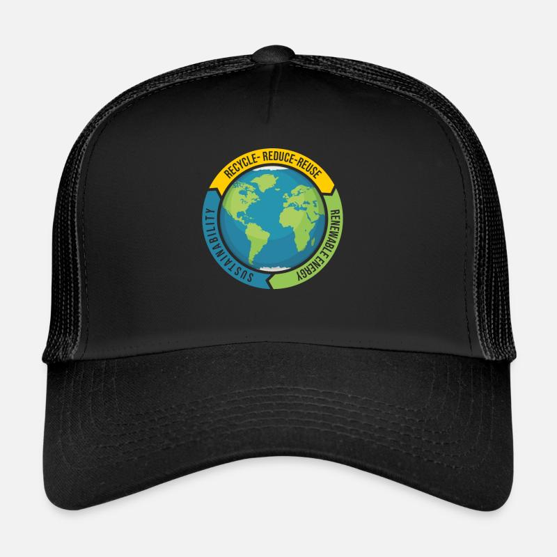 Recycler Réduire les | de réutilisation Viable Casquette trucker 