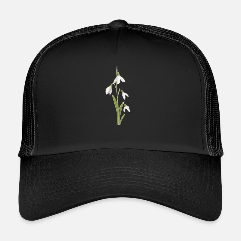 Perce-neige - Casquette trucker  - noir/noir