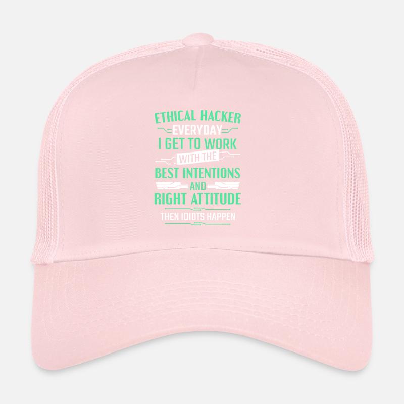 Cyber Ethical Hacker Quotidien Cyber Hacking Casquette trucker 