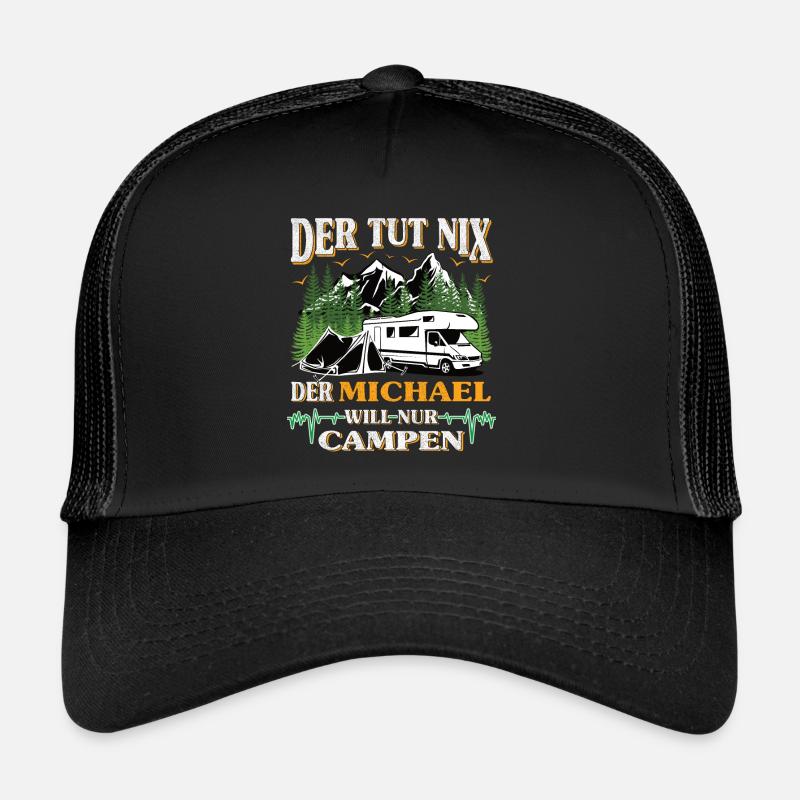 Camper Michael der tut nix der will nur campen Trucker Cap