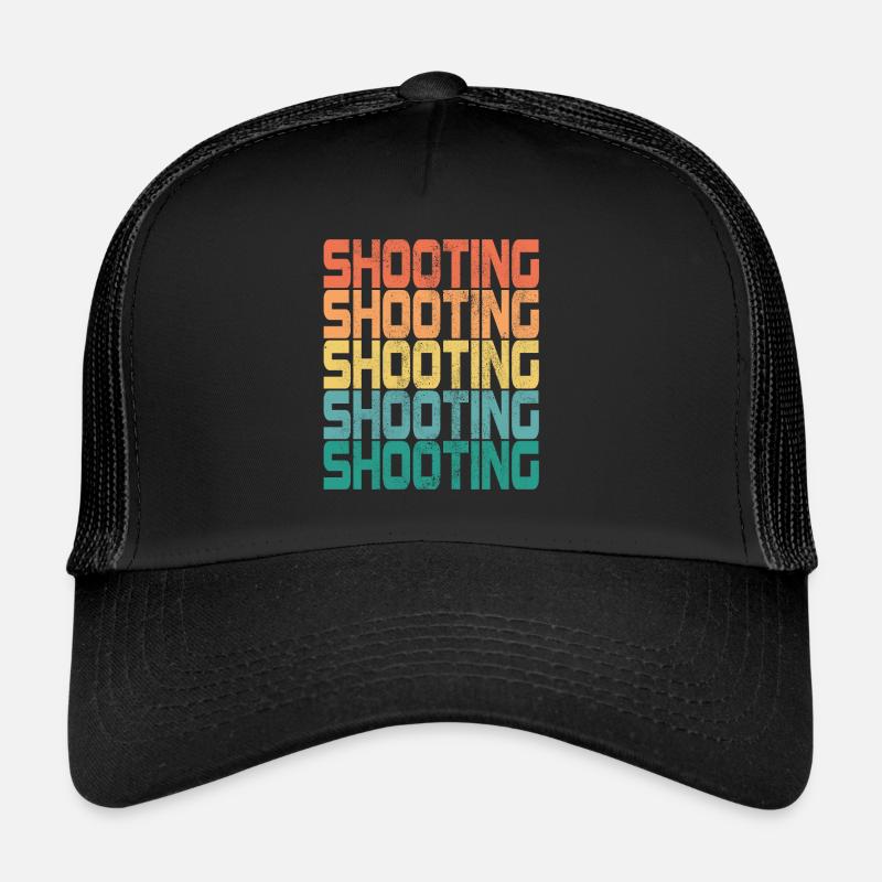 Schießen Shooting Spruch Retro Geschenk Trucker Cap