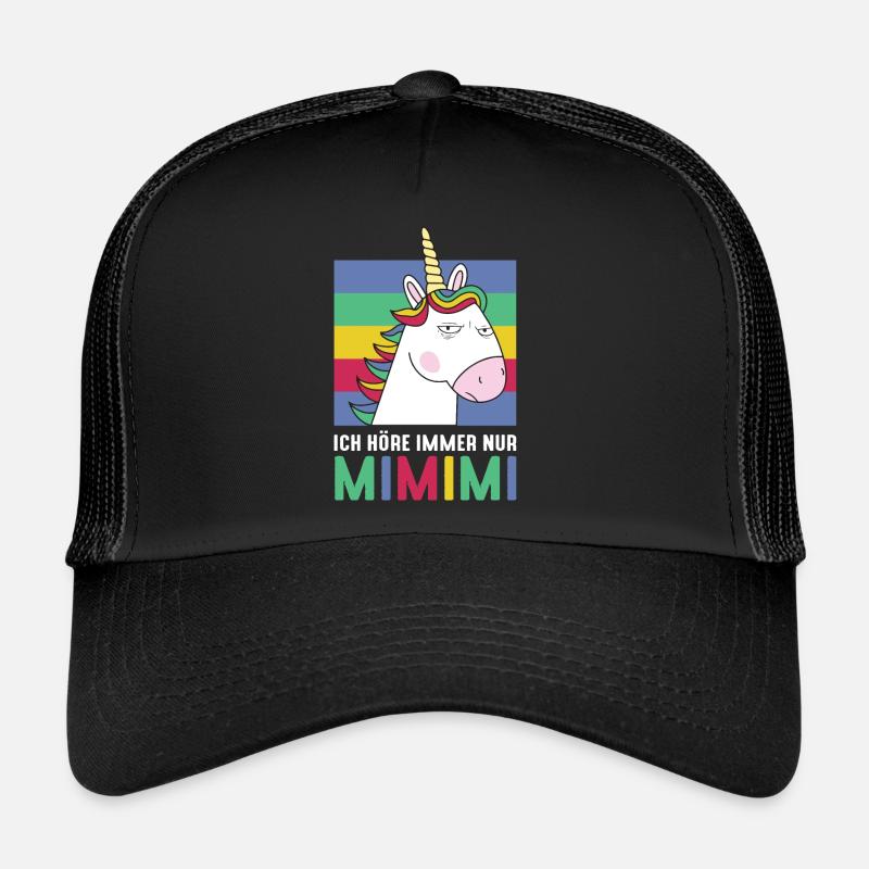 I Always Hear Only MiMiMi Unicorn Trucker Cap