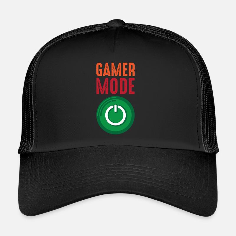 Gaming - Trucker Cap - Schwarz/Schwarz