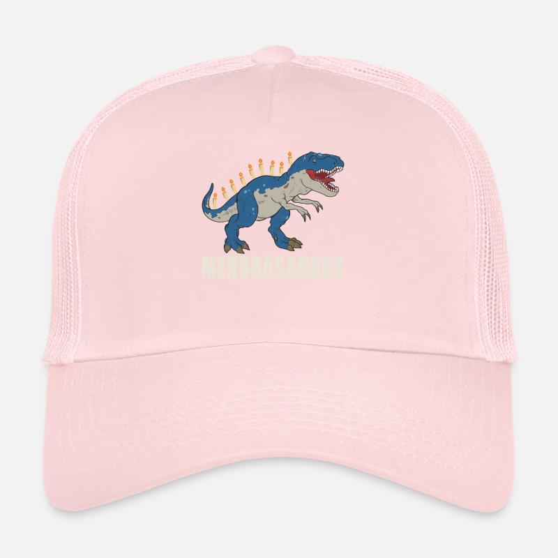 Menorasaurus Rex, TRex Chanukka Dinosaurier Trucker Cap