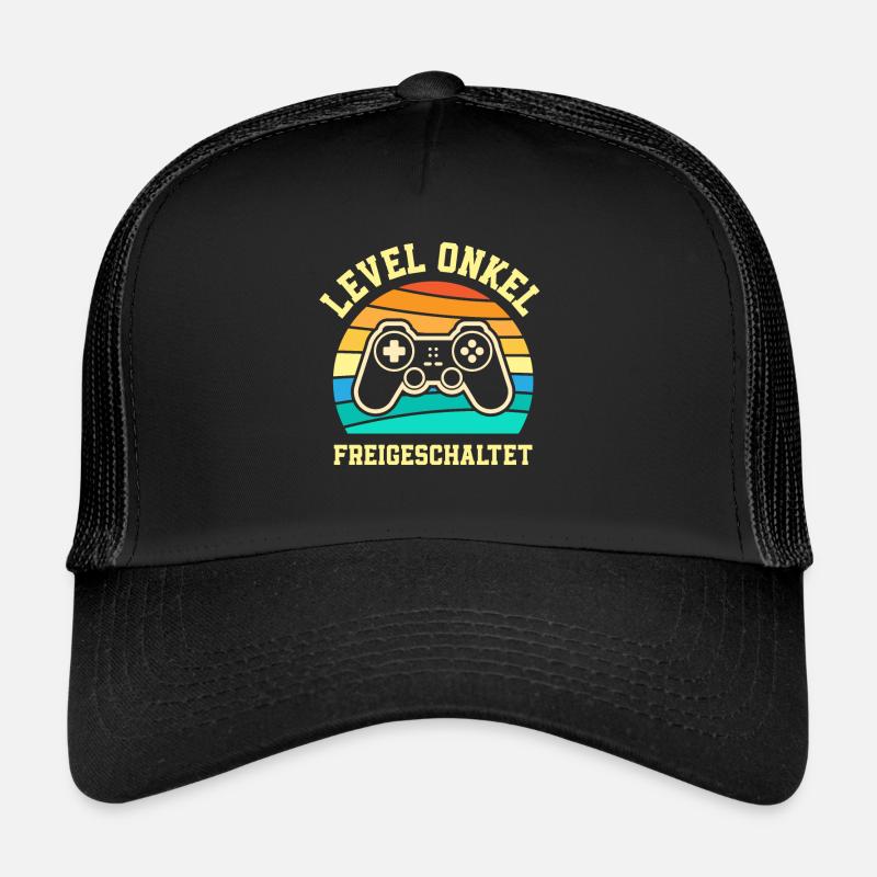 Onkel - Trucker Cap - Schwarz/Schwarz