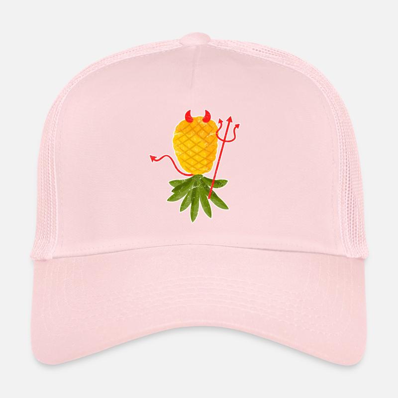 Satan Pineapple Devil Trucker Cap
