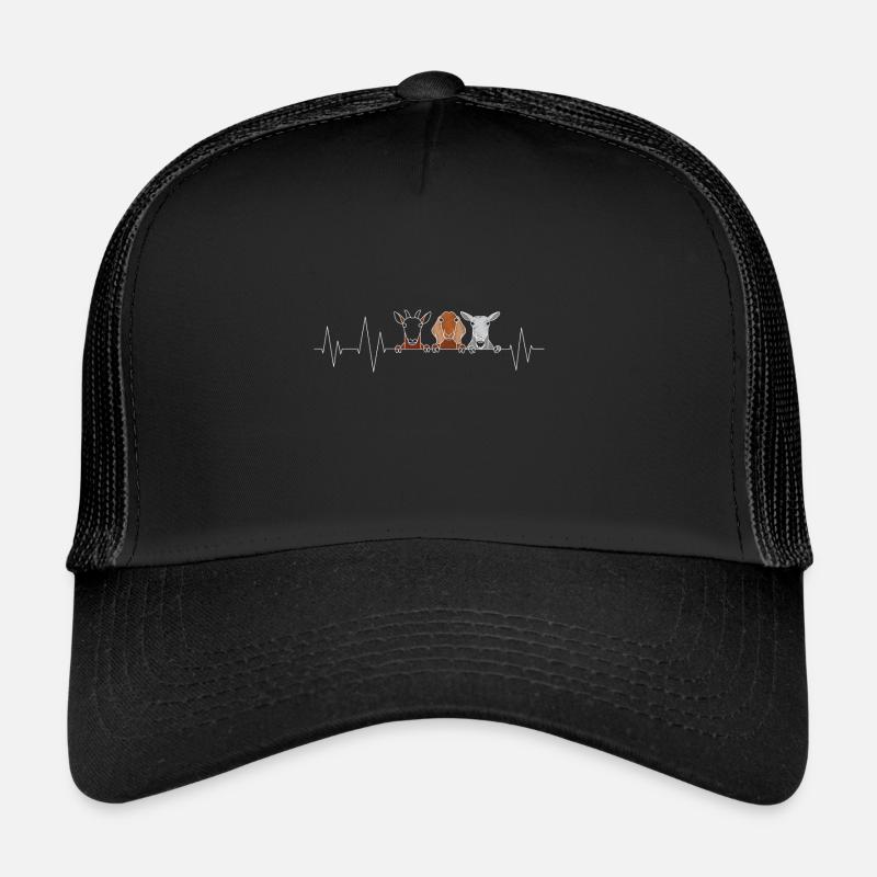 Chèvres Heartbeat Chèvre Amour Casquette trucker 