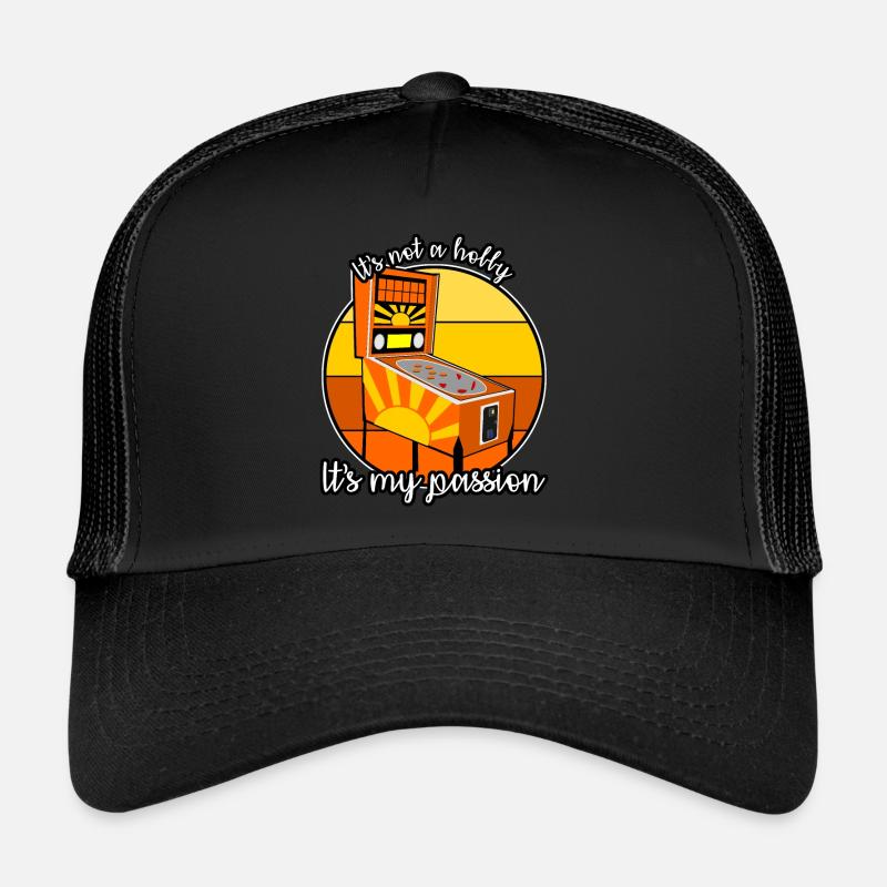 Flipper Rétro Flipper Machine Pinball Casquette trucker 