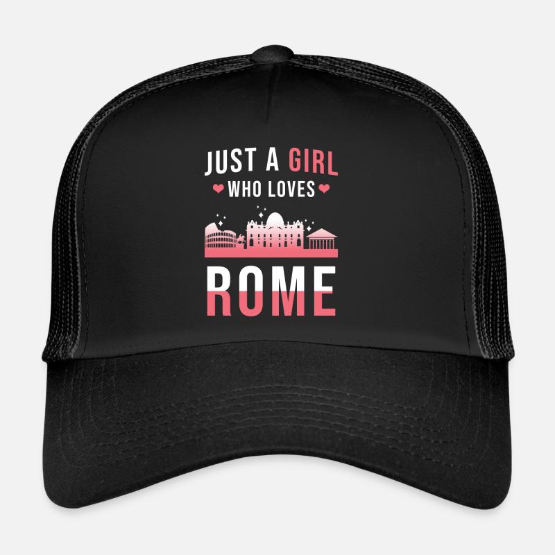Rome - Trucker Cap - black/black