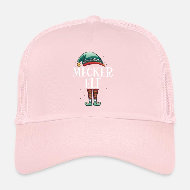 Weihnachten Partnerkostüm Mecker Elf Elfe Elfen Trucker Cap