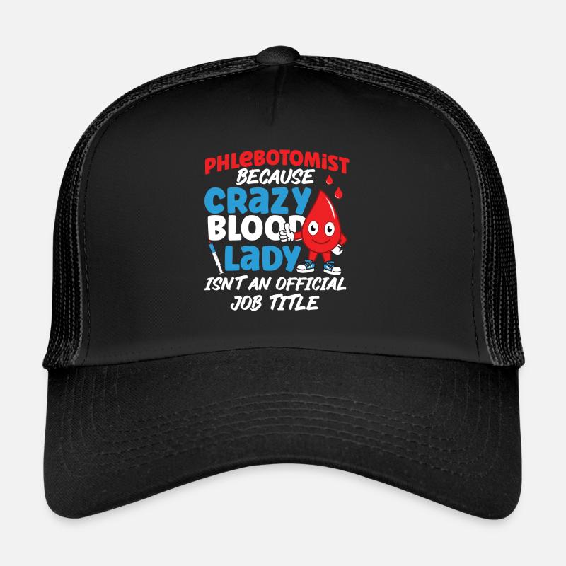 Phlebotomist Tech Technician Trucker Cap