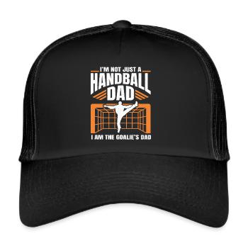 Handball Player Sport HandballEr Ballsport Sport - Trucker Cap - black/black - Front